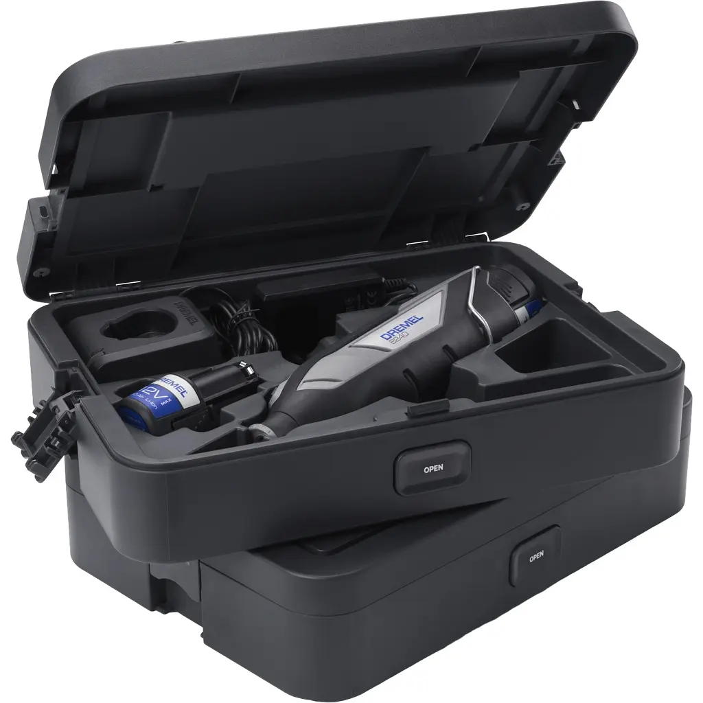 Гравер Dremel 8240 5/65 Platinum+ 12V, 2х2Ah, 5000-35000об/хв, 65 насадок ЗП, кейс 0.66кг (F.013.824.0JP) - фото 6
