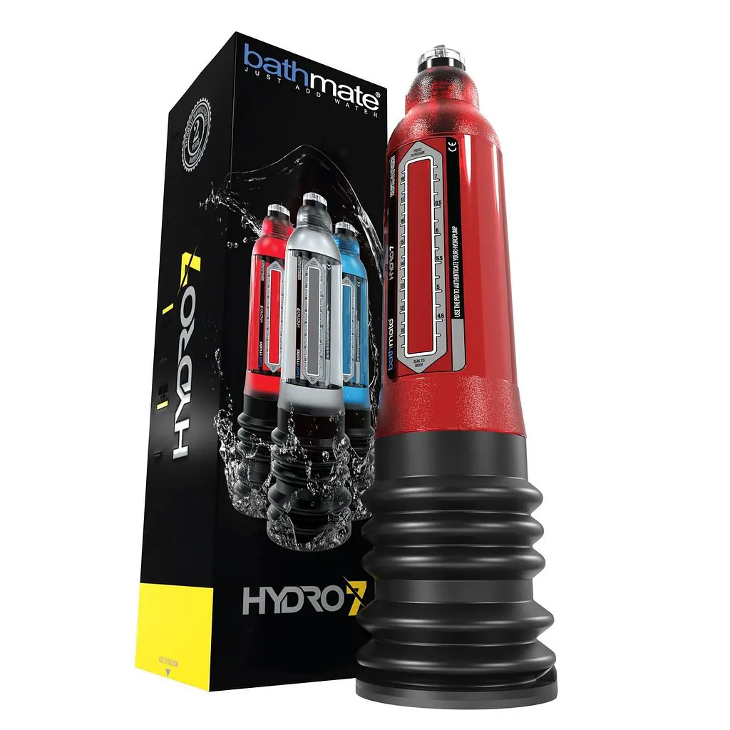 Гідропомпа Bathmate Hydro 7 Red, для члена довжиною від 12,5 до 18 см, діаметр до 5 см - фото 4