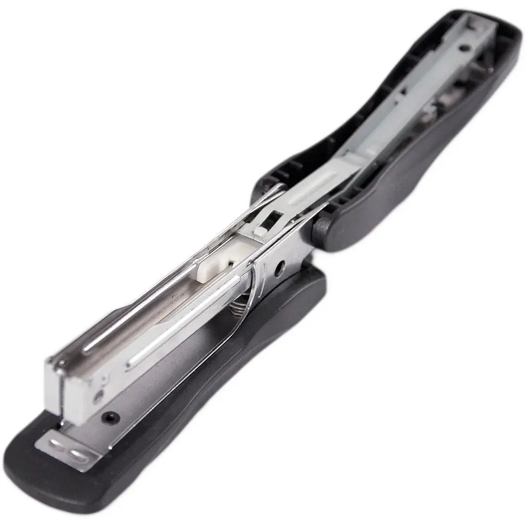 Степлер Buromax Шахматка пластиковий №10, 15 аркушів чорний (BM.4130) - фото 3