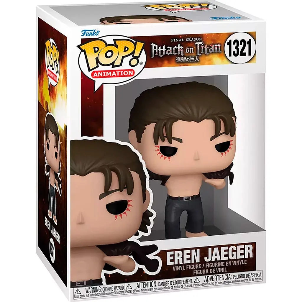 Фігурка Funko Pop! Attack on Titan: Ерен Йегер 9.6см (67926) [118198] - фото 3