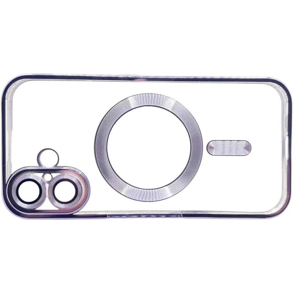 Чехол-накладка BeCover TPU Chrome Case (MagSafe) для iPhone 16 Plus Purple (712079) - фото 3