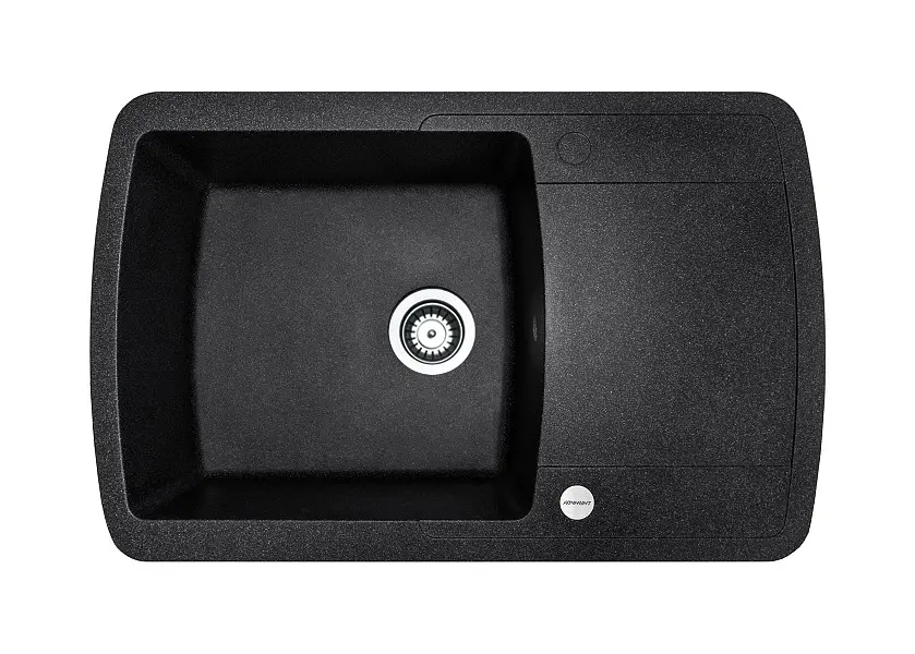 Кухонная мойка Adamant Optimaks 775x495x200 чёрный 87223, Черный - фото 1