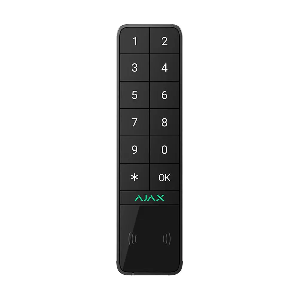 Бездротова клавіатура Ajax Keypad Outdoor Black вулична IP66 (26-00581) - фото 9