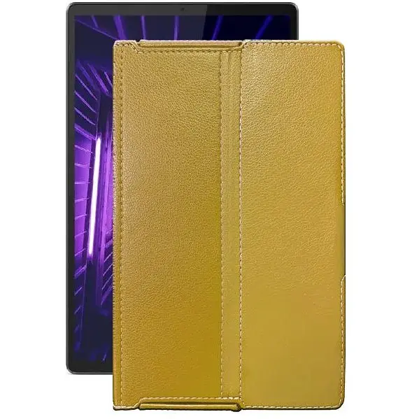 Чехол StatusCASE из экокожи для планшета Lenovo M10 Plus TB-X606F Золотой - фото 1