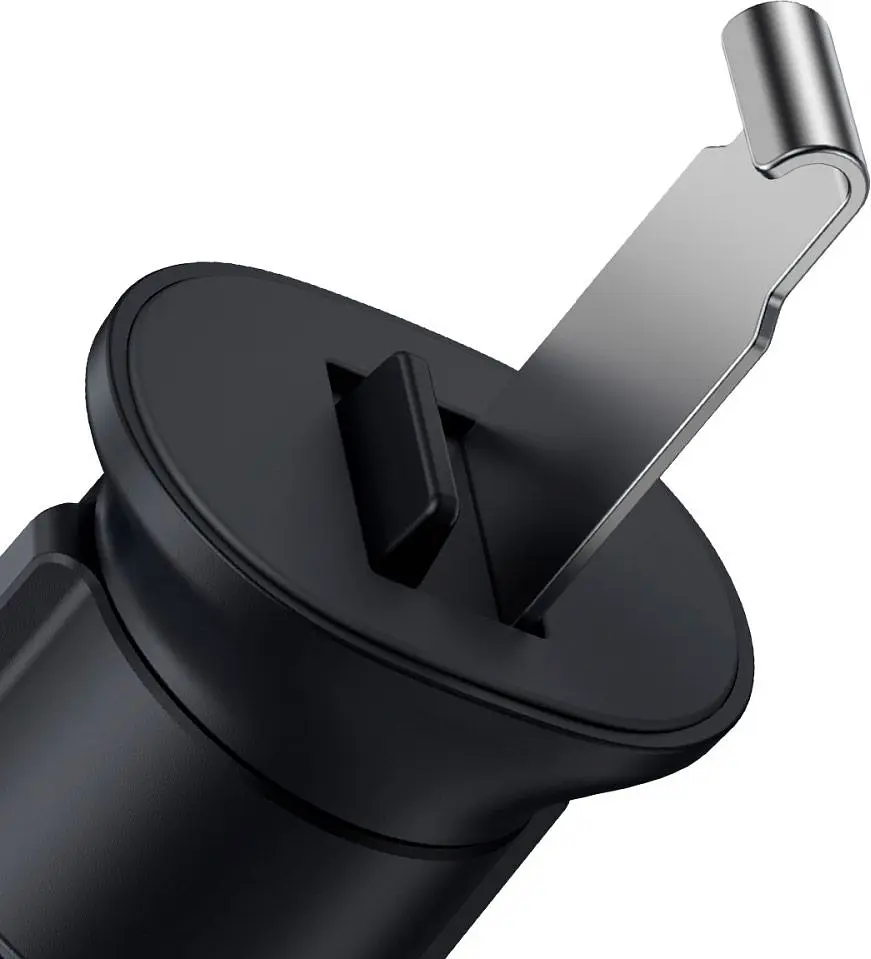 Автотримач Baseus Metal Age 2 Gravity Car Mount Air Outlet Version Black (SUJS000001) [81954] - фото 5