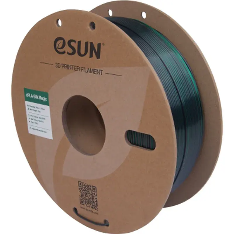 Пластик для 3D-принтера eSUN ePLA-Silk Magic 1кг, 1.75мм, Black Green (EPLA-SILKMAGIC-P175BG1) - фото 2