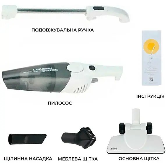 Вертикальный пылесос Xiaomi Deerma Suction Vacuum Cleaner (DX118C) [56163] - фото 5