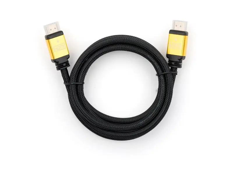 Кабель Vinga HDMI to HDMI 5 m metal V2.0 (VCPDCHDMI2VMM5BK) - фото 2