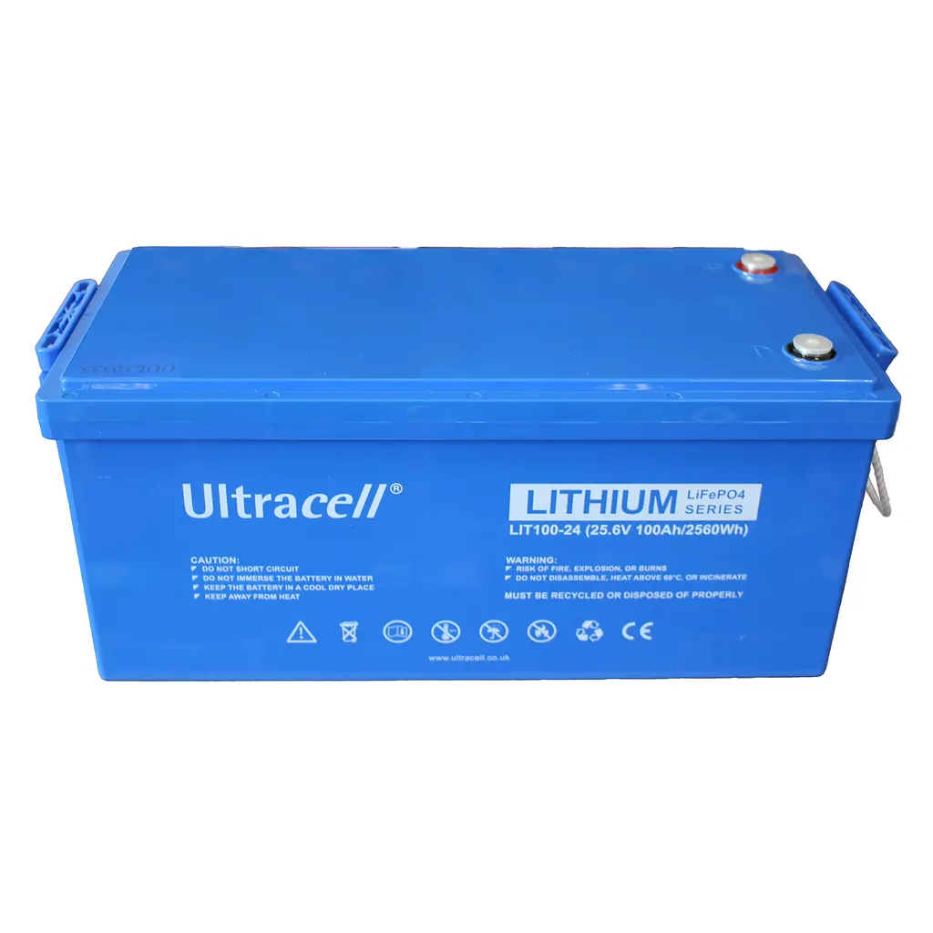 Батарея аккумуляторная Ultracell LiFePO4 24(25.6)V 100Ah/ 2560W(2.56kW) STANDARD - фото 2