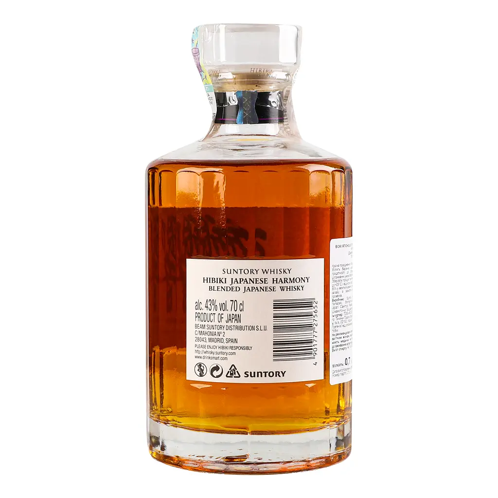 Виски Suntory Whisky Hibiki Japanese Harmony Мaster's Select 43% 0.7 л в коробке - фото 7