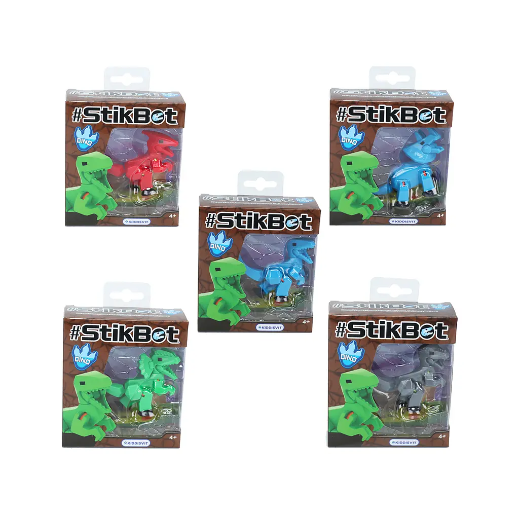 Фигурка для анимационной творчества Stikbot Dino, TST622DN_UAKD (в ассортименте) - фото 2