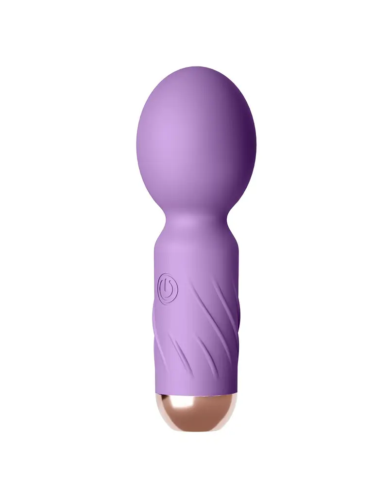 Міні вібромасажер - Cute Mini Wand Purple - фото 4