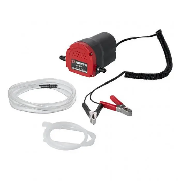 Насос вакуумний INTERTOOL AC-0006 роторний 12В, для оливи та дизпалива, 80 Вт, 7 л/хв - фото 2