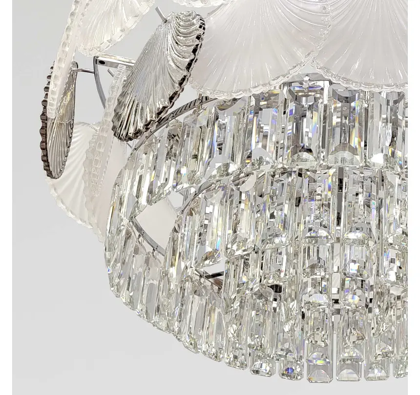 Підвісна кришталева люстра Гребінці Artlight 88130/60CH - фото 4