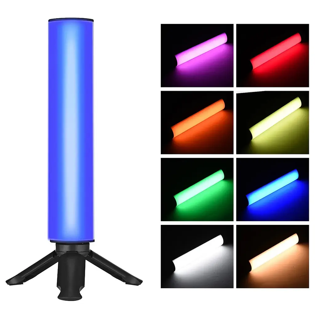 Студійна світлодіодна LED лампа RIAS M07 RGB з акумулятором 10W 30 см (3_04515) - фото 4