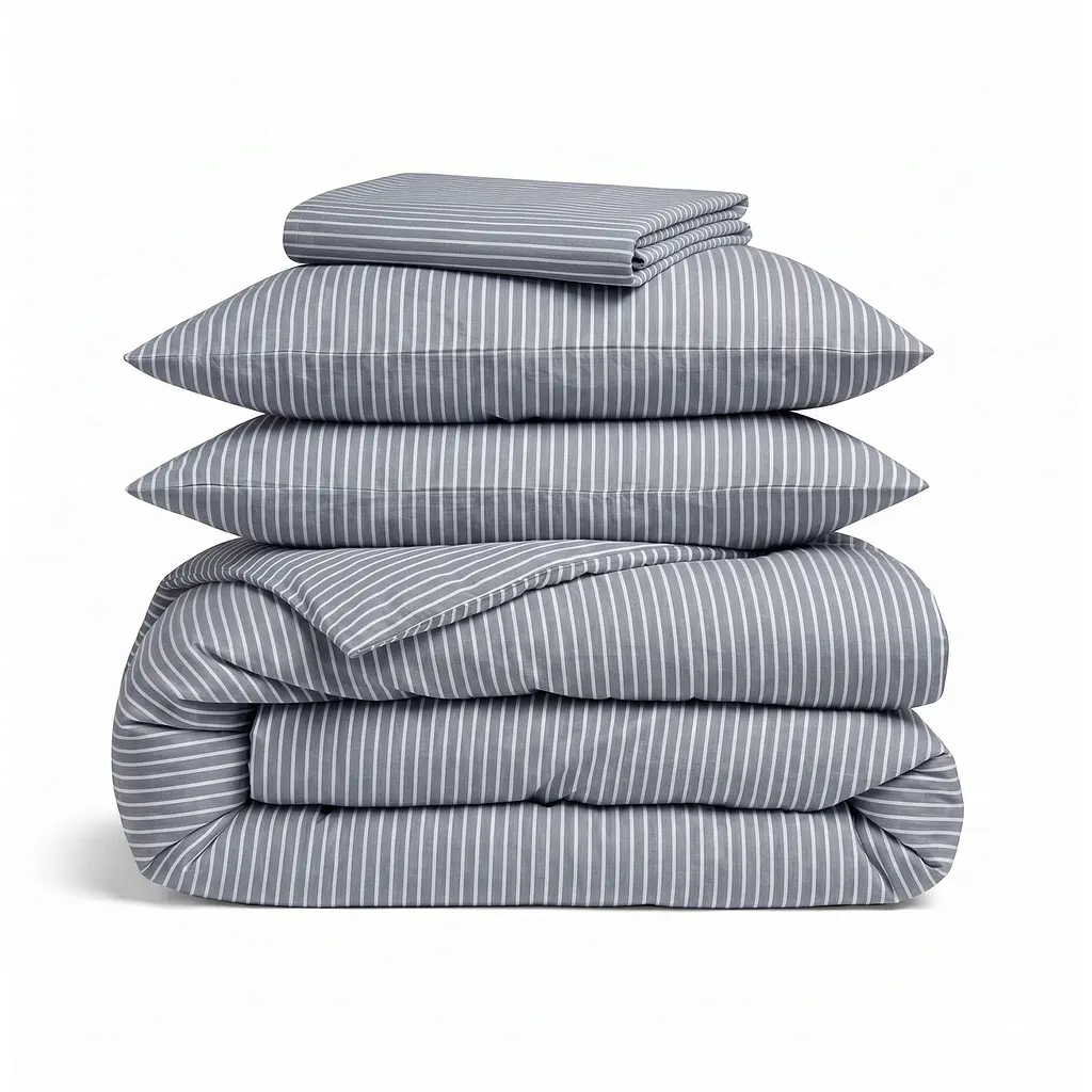 Сімейний комплект з вареної бавовни DENIM STRIPE CS1 COSAS (2200000051127)