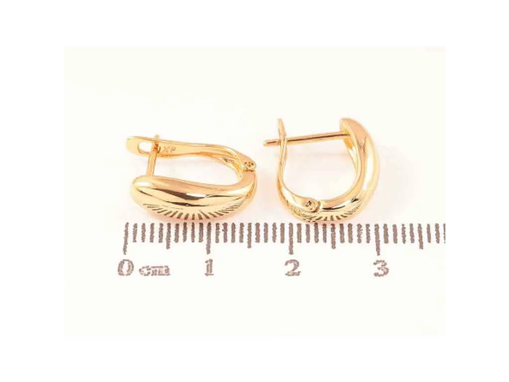 Сережки Xuping англійська застібка Позолота 18K "Декоративні" 291519 - фото 2
