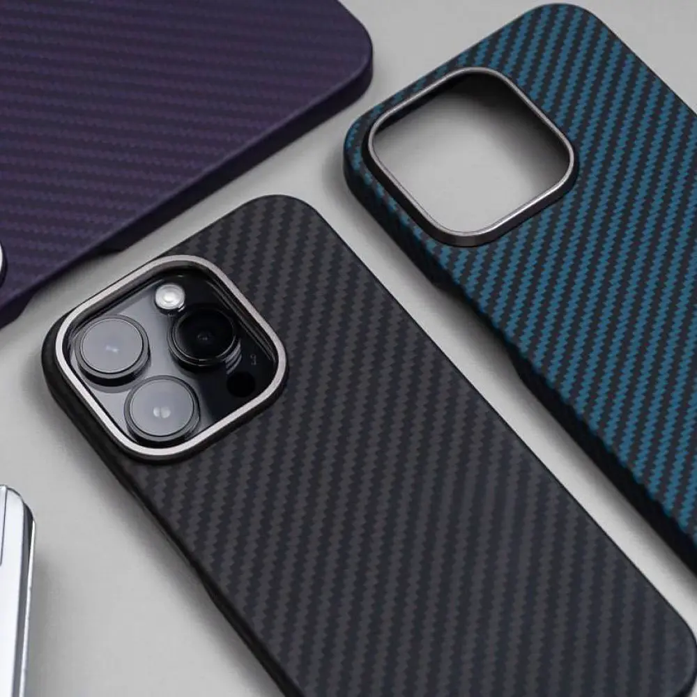 Чохол WAVE Premium Carbon Slim with Magnetic Ring iPhone 14 Plus/15 Plus - фото 6