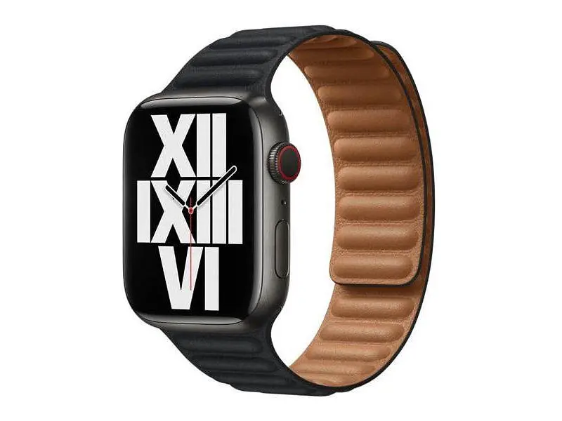 Ремінець Apple Midnight Leather Link M/L (ML823) для Watch 44/45mm - фото 3