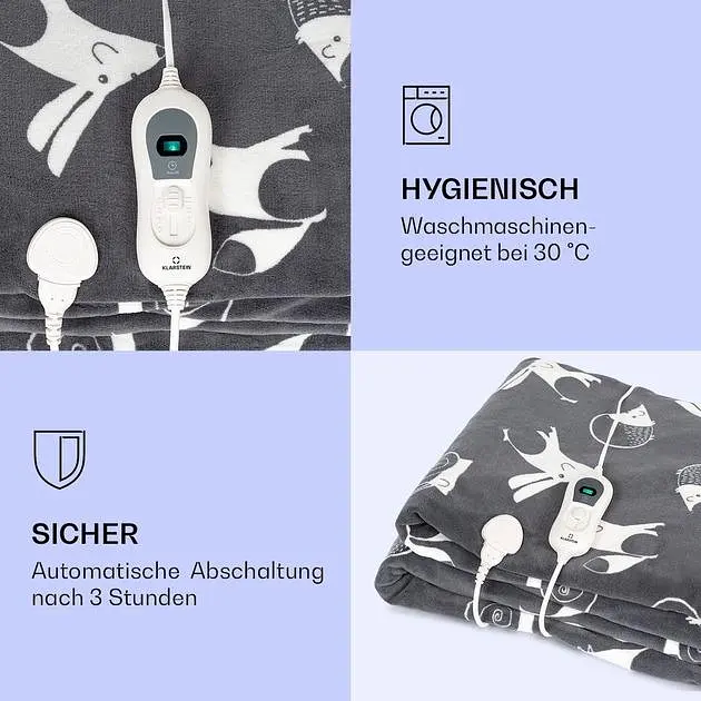 Электрическое одеяло Klarstein Dr.Watson XXL 200x180 (10035503) - фото 3