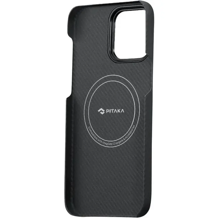 Чохол-накладка Pitaka MagEZ Case 3 Twill 600D Black/Grey для iPhone 14 Pro Max (KI1401PMA) - фото 3