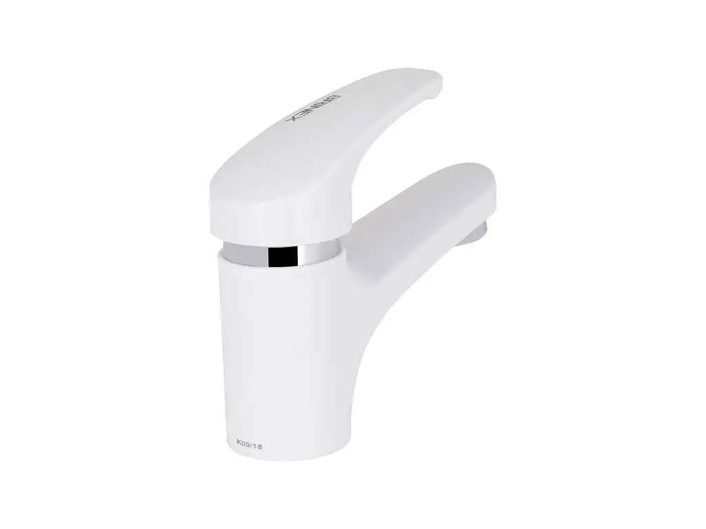 Змішувач Brinex на умивальник білий низький 36W 001 (k35) BRIN36W001 - фото 3