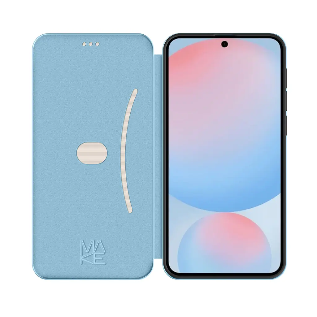 Чохол-книжка MAKE Samsung S24 FE Flip Ice Blue - фото 2