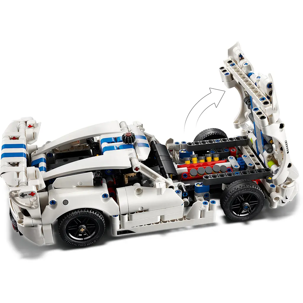 Конструктор LEGO Technic Спортивний автомобіль Dodge Viper GTS-R 805 ел. (42234) - фото 7