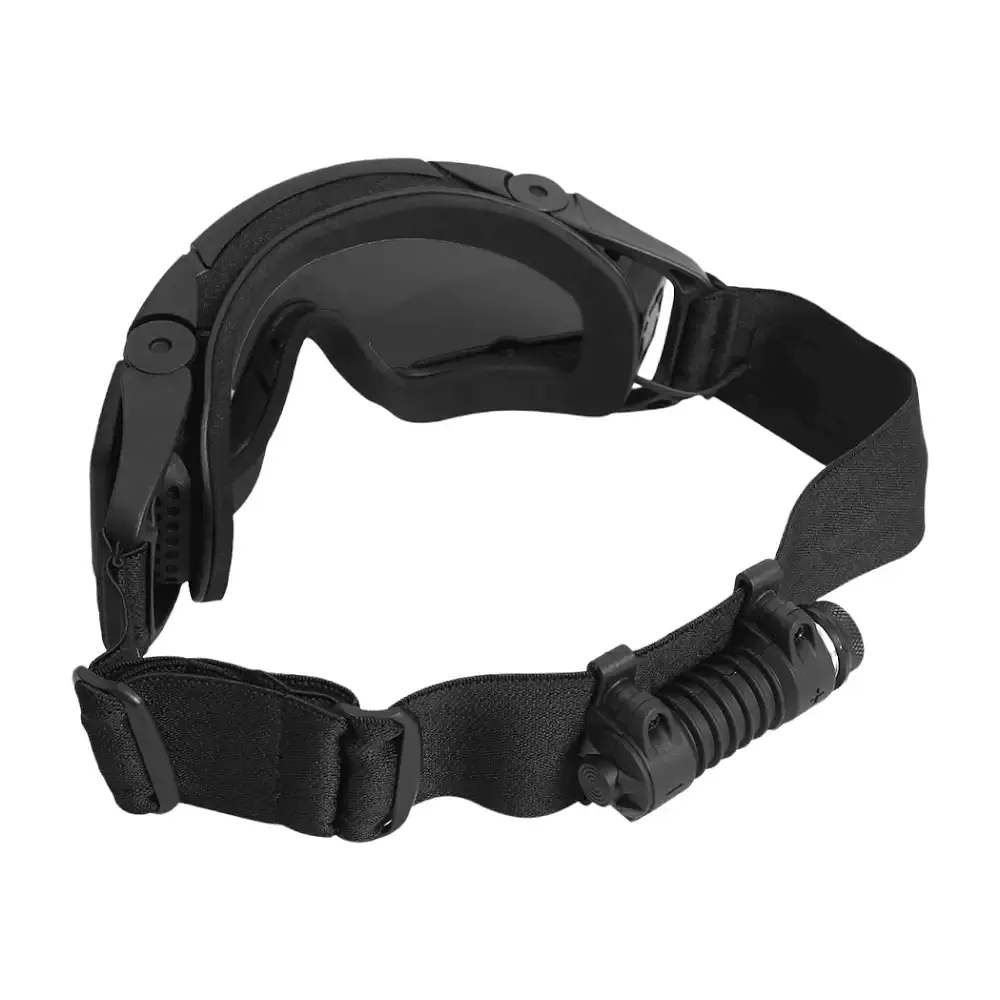 Тактические очки маска FMA Si-Ballistic Googgles (с охлаждением) Black - фото 3