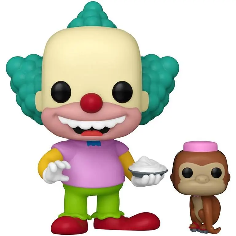 Фігурка Funko Pop Фанко Поп Сімпсони Клоун Красті і Танні The Simpsons Krasti the Clown and Tanny 10 см FP S KC 1741 - фото 3
