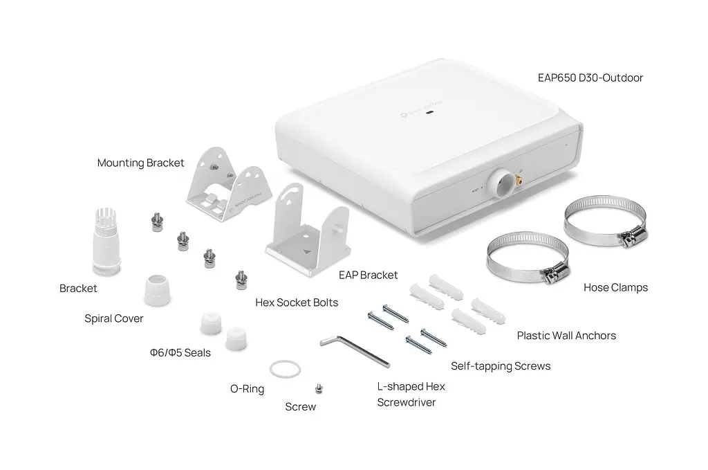Точка доступу TP-Link EAP650 D30 OUTDOOR AX3000, 1xGE LAN, PoE, Passive PoE - фото 8