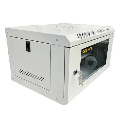 Шафа настінна GEAR 6U 19 600x600x300 мм, + Полиця 19, grey (GWMSN-6U-600-600G) - фото 4