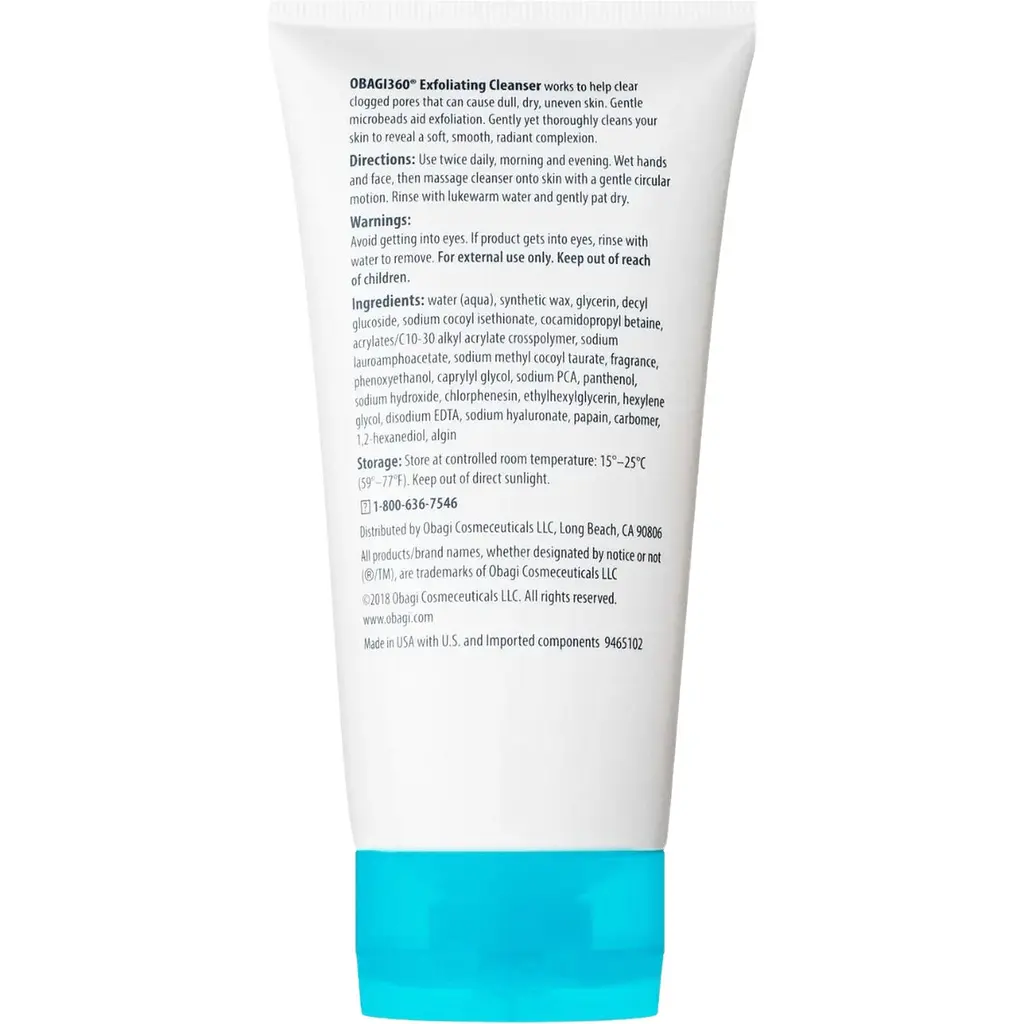 Очищувальний крем для обличчя Obagi 360 Exfoliating Cleanser 150 мл (362032570518) - фото 4
