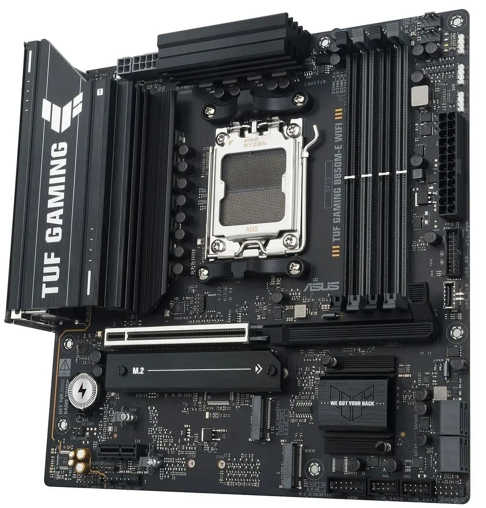 Материнська плата ASUS TUF GAMING B850M-E WIFI (TUF GAMING B850M-E WIFI) (Socket AM5, AMD B850, Micro-ATX) Б/в - фото 3