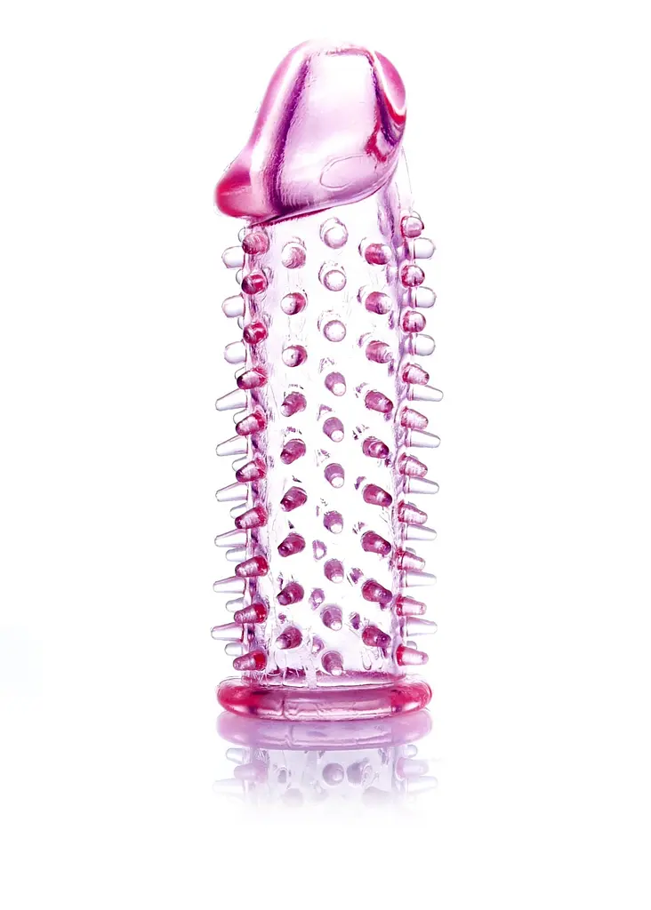 Рельєфна насадка на пеніс Boys Of Toys B-Series Penis Sleeve (рожевий) - фото 3