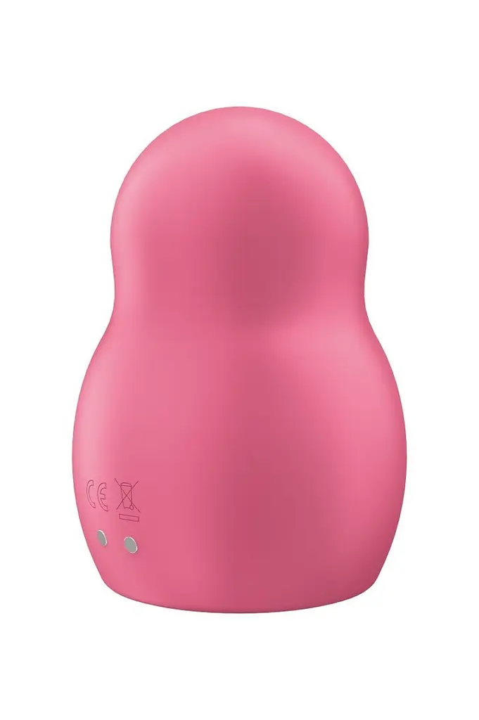 Вакуумний кліторальний стимулятор з вібрацією Satisfyer Pro To Go 1 червоний - фото 5