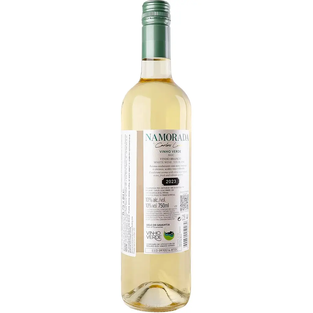 Вино Carlos Lucas Namorada DOC Vinh Verde белое сухое 0.75 л - фото 4