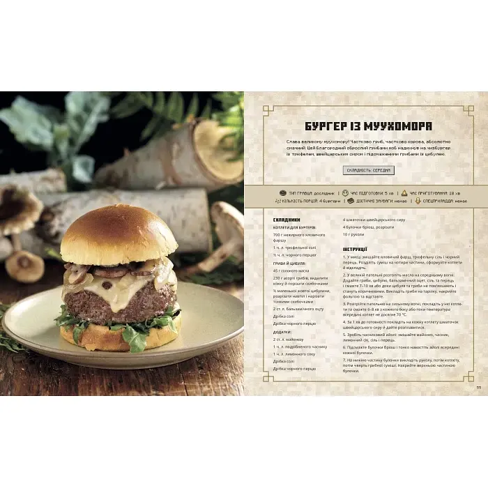 Официальная кулинарная книга Mal'opus Minecraft Майнкрафт M M M - фото 5