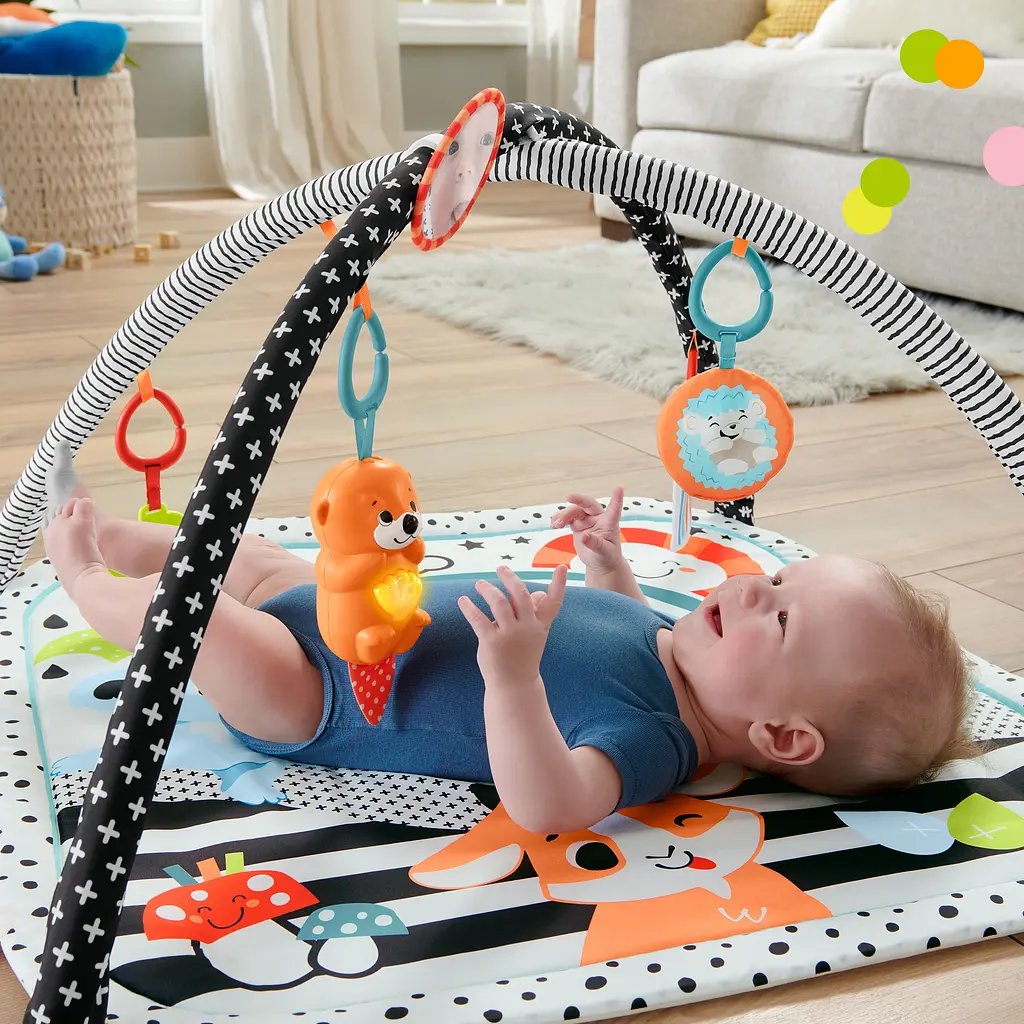 Килимок-ігровий центр 3-в-1 Fisher-Price Веселі розваги (JMN72) - фото 5