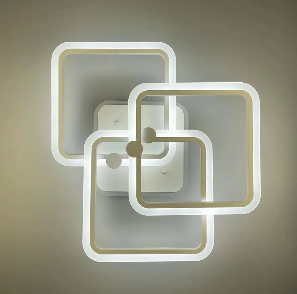 Потолочная люстра LED на 3 рожка Line.F RGB подсветка Нет - фото 8