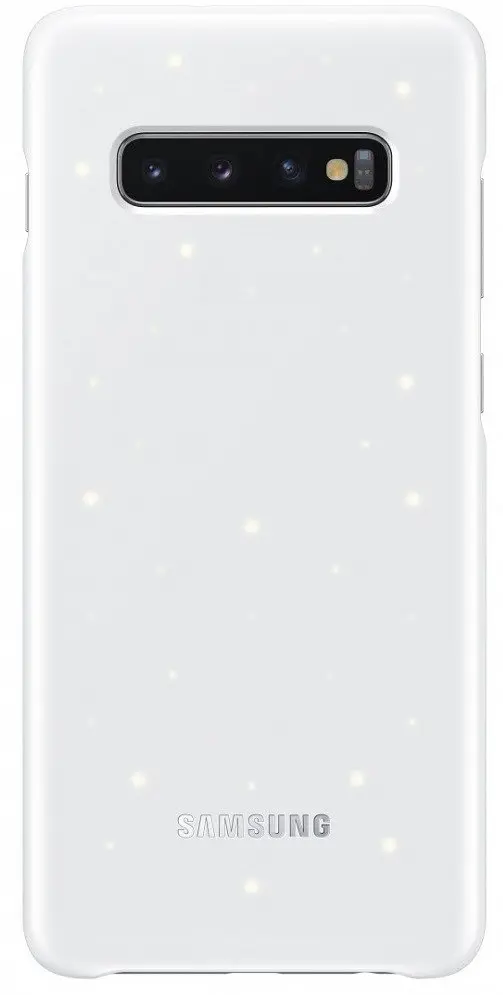 Чохол протиударний LED Cover EF-KG975 для Samsung Galaxy S10 Plus (6.4") White - фото 2