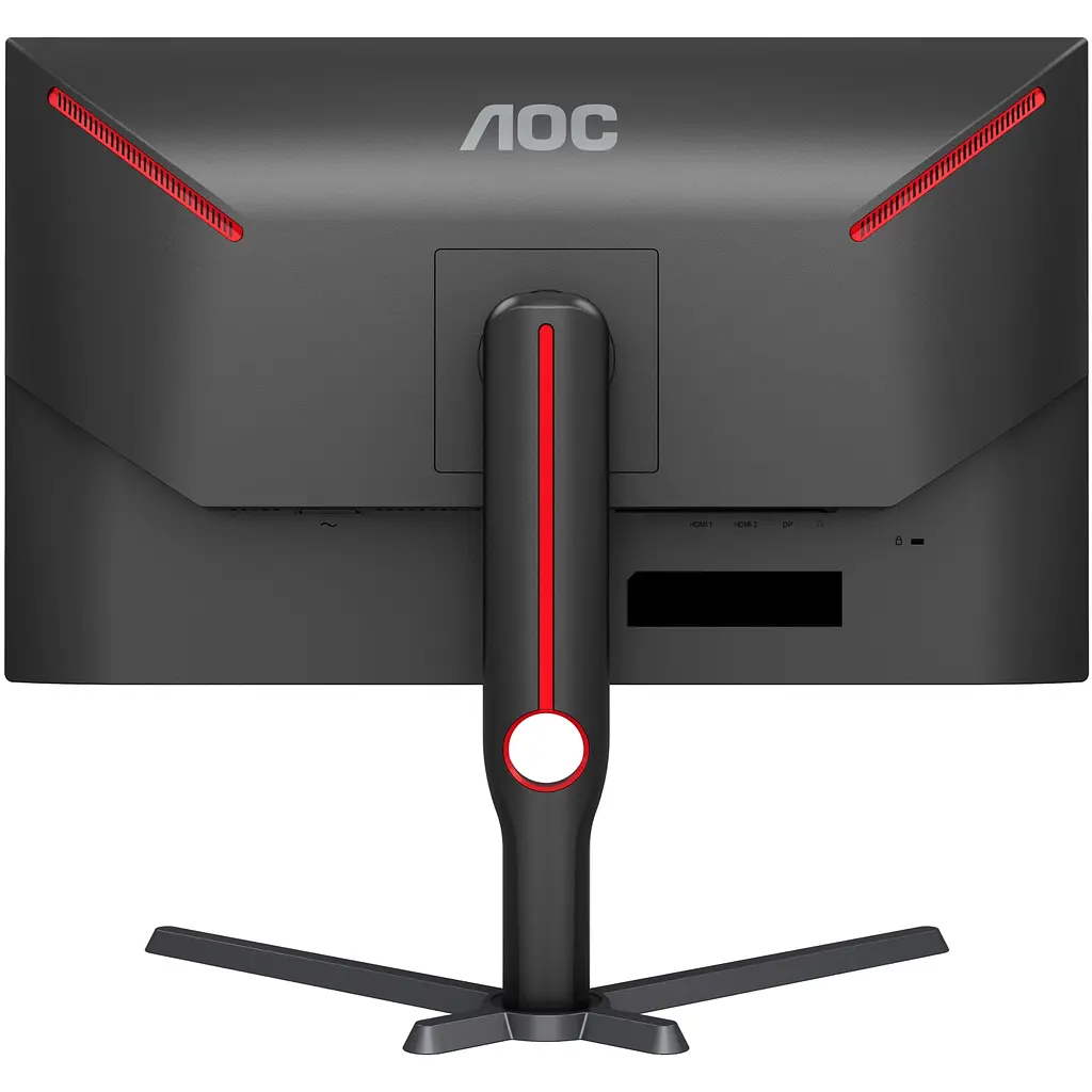 TFT 27" AOC Q27G3XMN/BK, MiniLED QHD IPS, 180Hz, 1ms, 2xHDMI, DP, HAS, Pivot, чорно-червоний - фото 6
