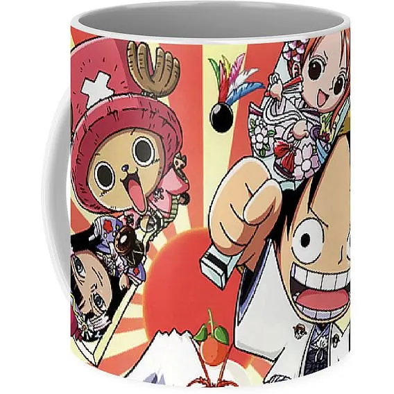 Кухоль GeekLand Великий куш One Piece на тлі сонця OP.02.012.812 330 мл білий - фото 2