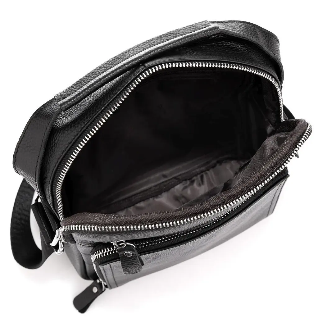 Барсетка чоловіча шкіряна через плече Tiding Bag M5608-1A - фото 3