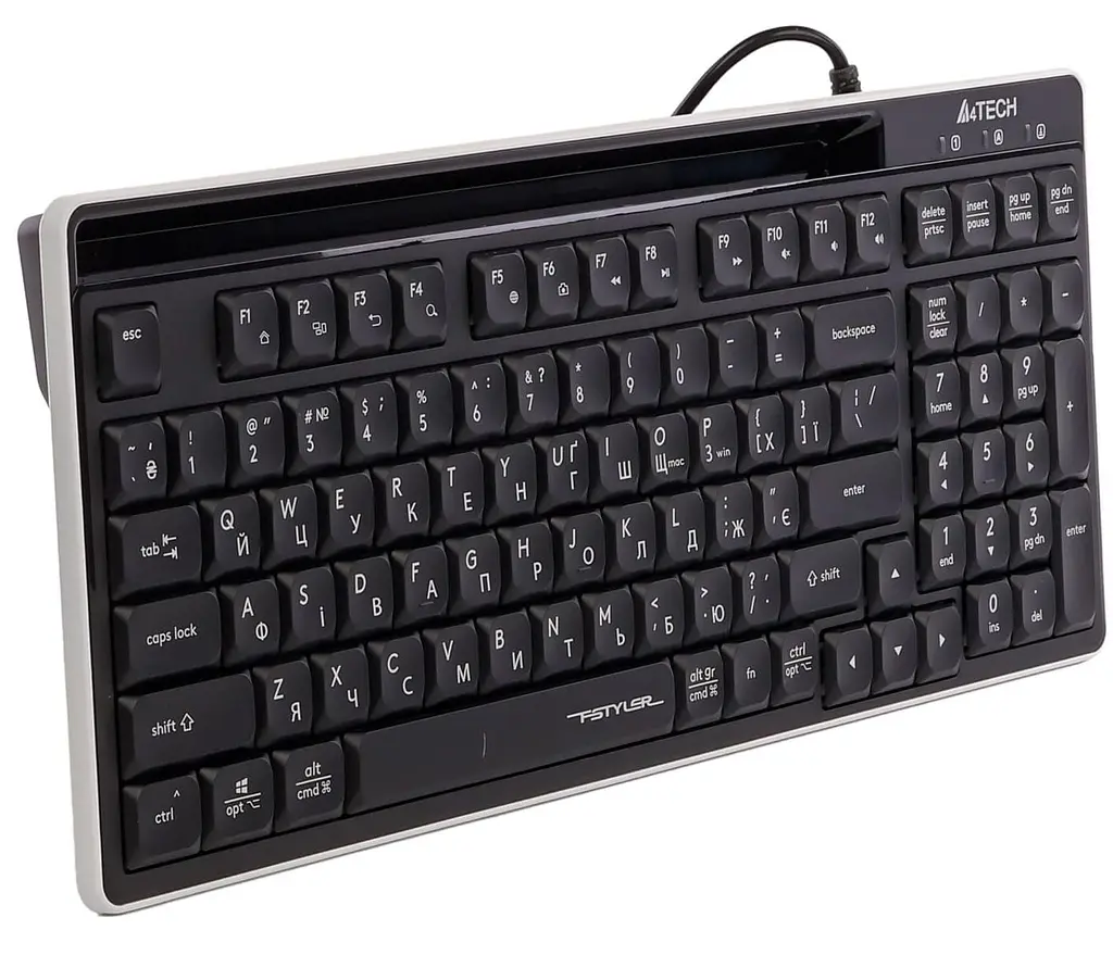 Клавіатура A4Tech Fstyler FX70 USB Black (FX70 (Black)) - фото 3