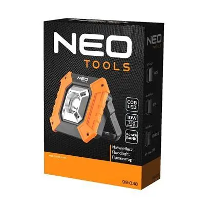 Прожектор Neo Tools 10 Вт, 750 люмен, функція PowerBank (99-038) - фото 3