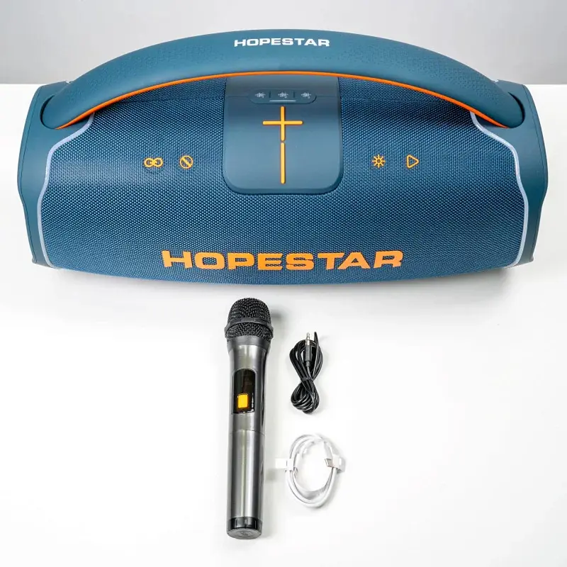 Bluetooth колонка Hopestar A65 300W Blue - фото 5