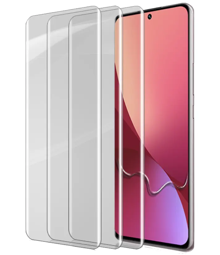 Защитное стекло DK для Xiaomi Mi Note 10/Mi Note 10 Pro UV Curved 010626 clear 3 шт. - фото 2