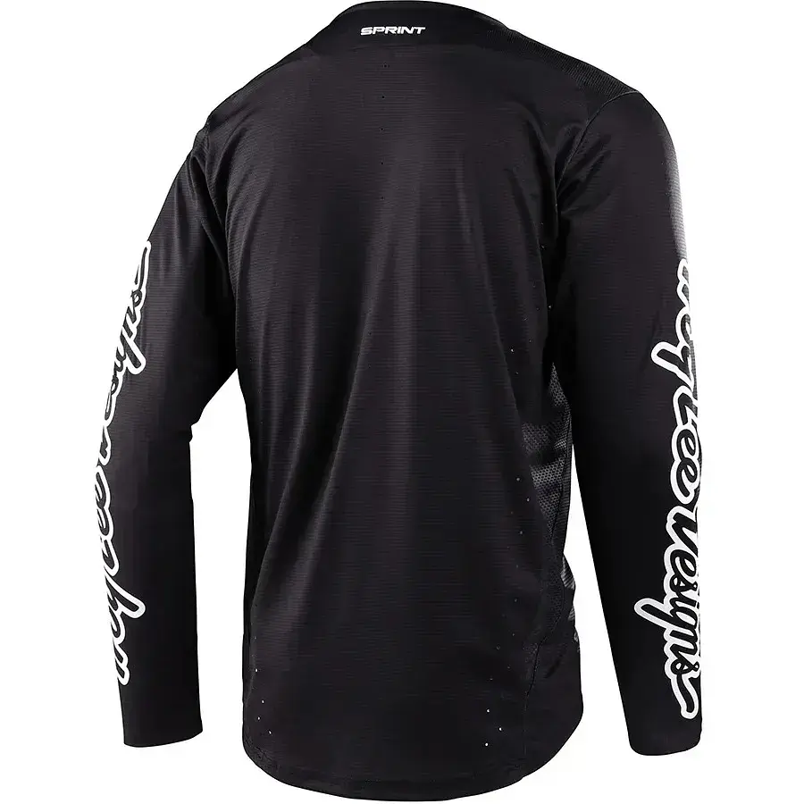Велоджерси Troy Lee Designs Sprint Jersey Icon Black L (1106-323929004) - фото 2