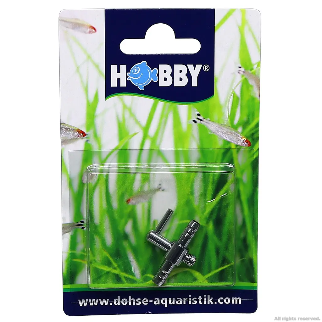 Кран на один вихід (метал) Hobby Metallic Air Valve 4/6 мм (63330) - фото 2